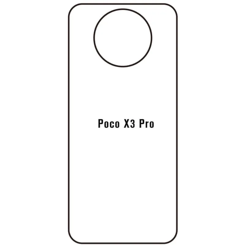 Ochranná fólia Sunshine Hydrogel pre Xiaomi Poco X3 Pro Variant:: zadná matná