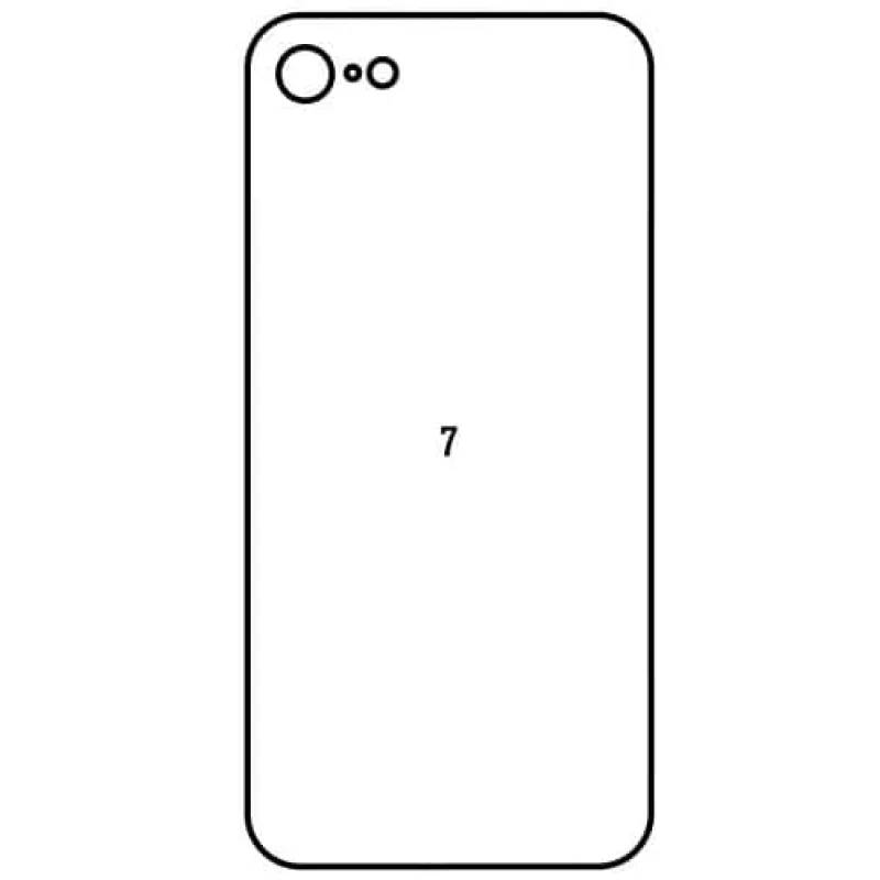 Ochranná fólia Sunshine Hydrogel pre Apple iPhone 7 Variant:: zadná matná