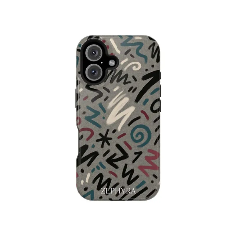 ZEPHYRA Graffiti Marks - iPhone 16 Plus Kryt