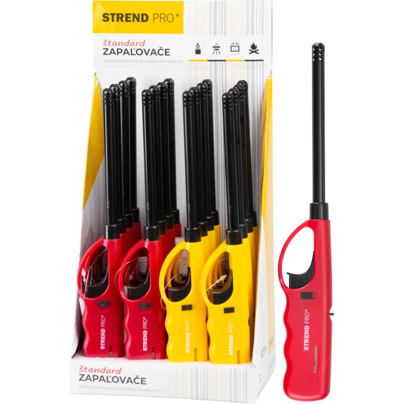 Zapaľovač Strend Pro Standard, 28 cm, plniteľný, s poistkou