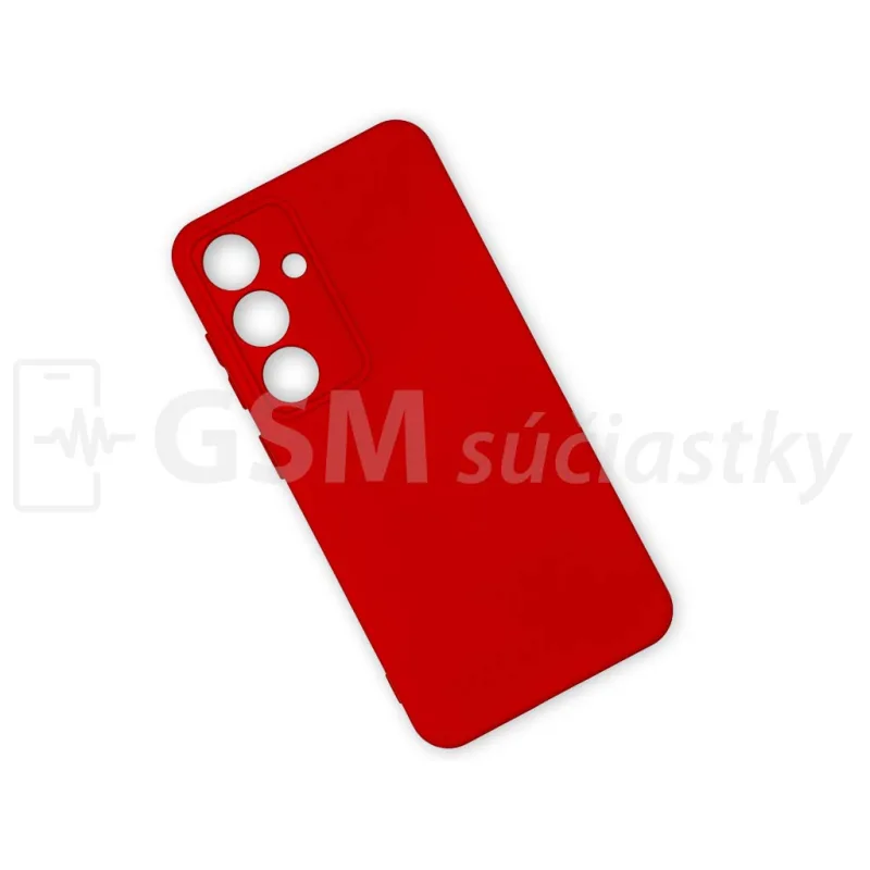 Soft Flex Silikónový kryt na Samsung Galaxy S24 5G, červený