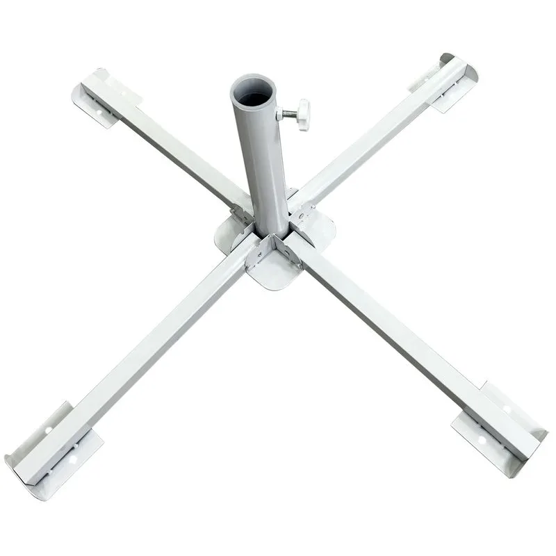 Stojan na slnečník alebo dáždnik DIZZY, kovový, 85x85x35 cm