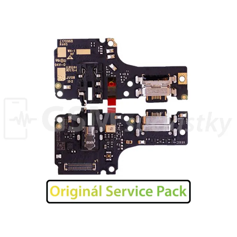 Doska nabíjania Xiaomi Redmi Note 10, Note 10s - nabíjací konektor, mikrofón Originál Variant:: Originál