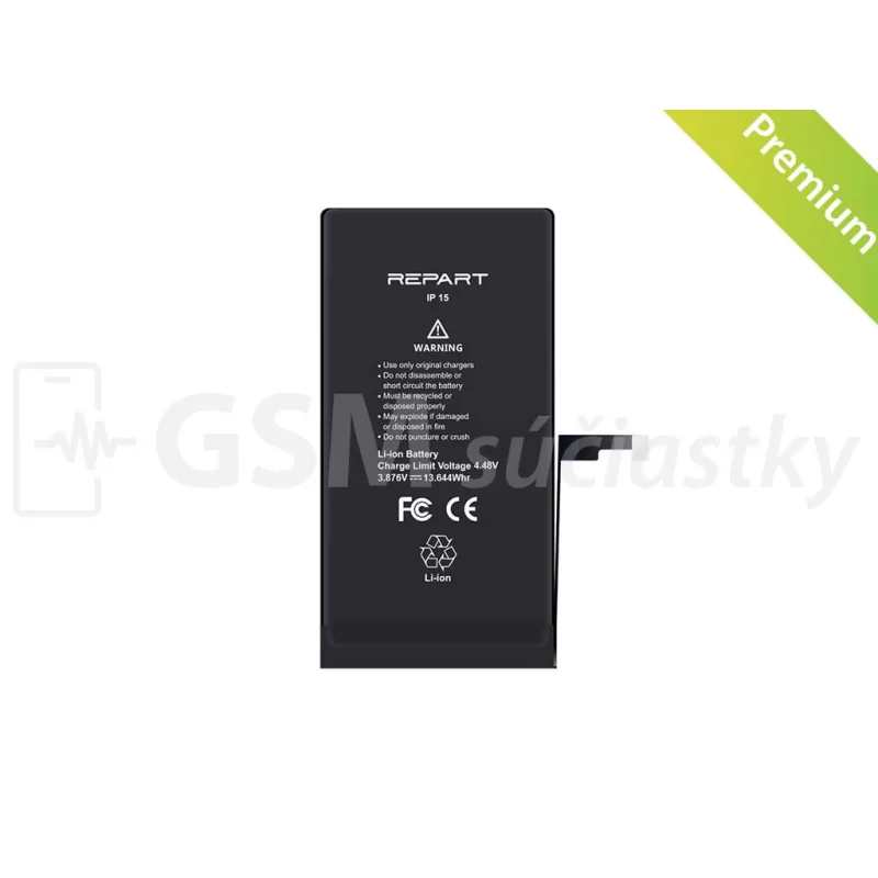 Batéria s vyššou kapacitou pre iPhone 15 - 3520 mAh