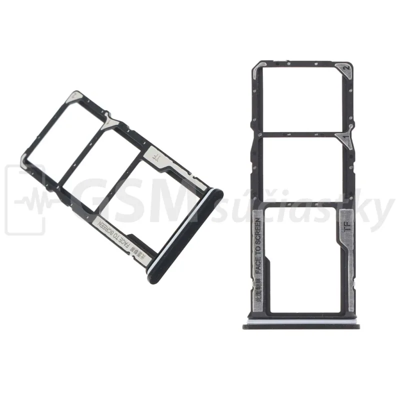 Držiak SIM karty Xiaomi Redmi A3 Dual Farba: Čierna