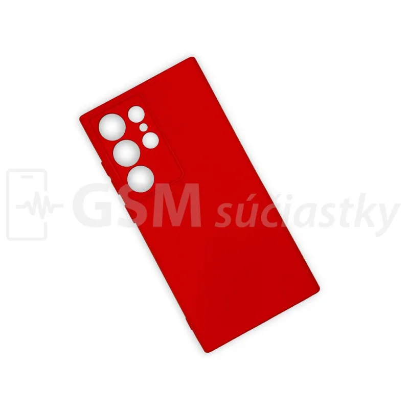Soft Flex Silikónový kryt na Samsung Galaxy S24 Ultra, červený