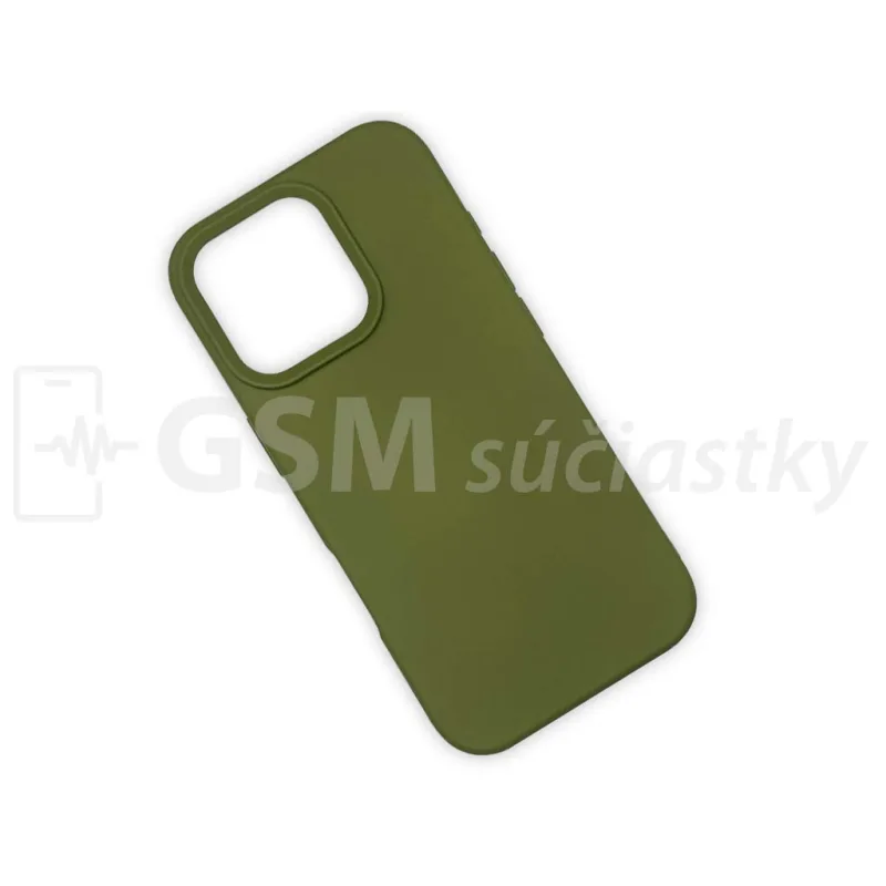 Soft Flex Silikónový kryt na mobil iPhone 16 Pro, Zelený