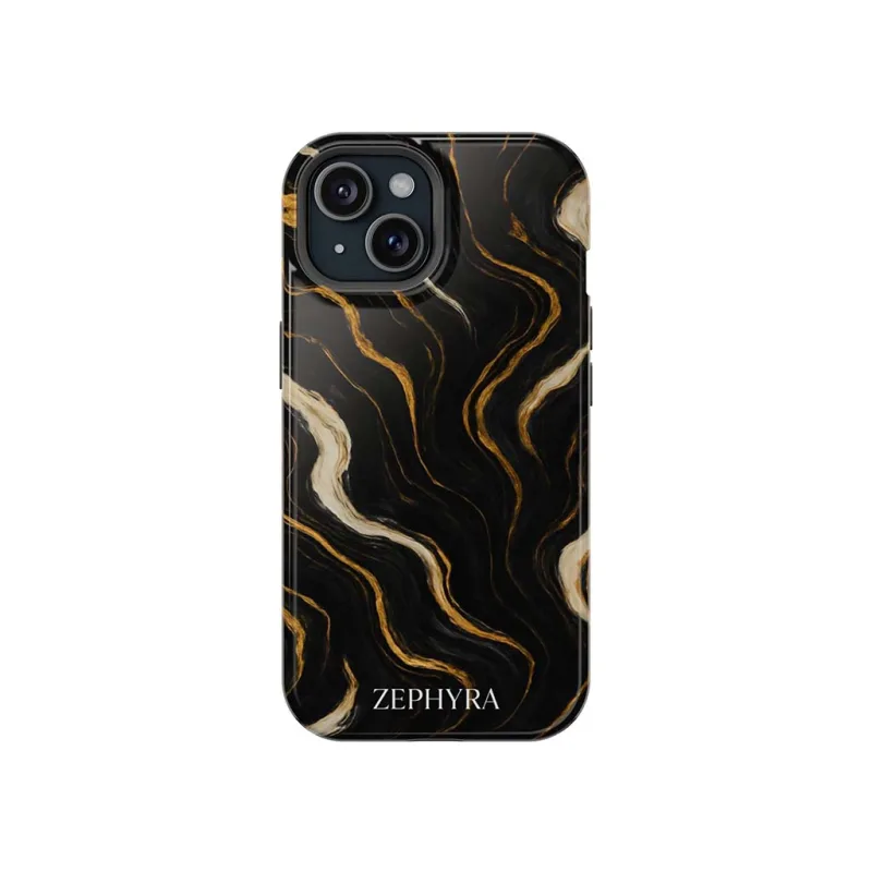 ZEPHYRA Noir Luxe Marble - iPhone 15 Kryt