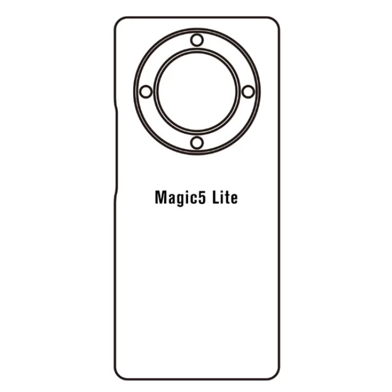 Ochranná fólia Sunshine Hydrogel pre Honor Magic 5 Lite 5G Variant:: zadná čirá