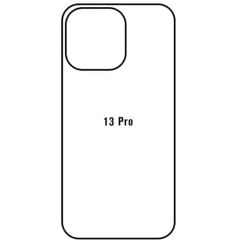 Hydrogel ochranná fólia pre iPhone 13 Pro Variant:: zadná čirá