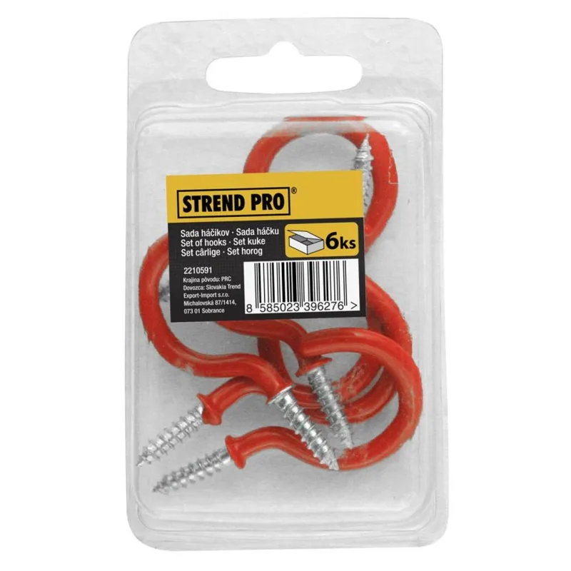 Sada hákov MH5031, háčik so závitom 1-3/4", balenie 6 ks