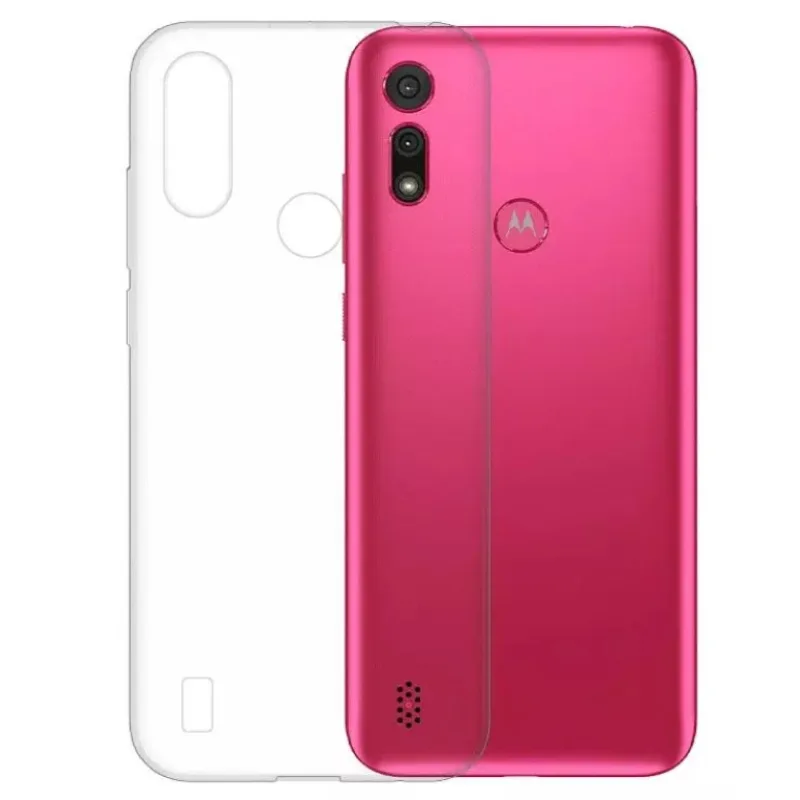 Transparentné Puzdro priesvitné silikónové Motorola Moto E6i, E6s Farba: Priesvitné 6521