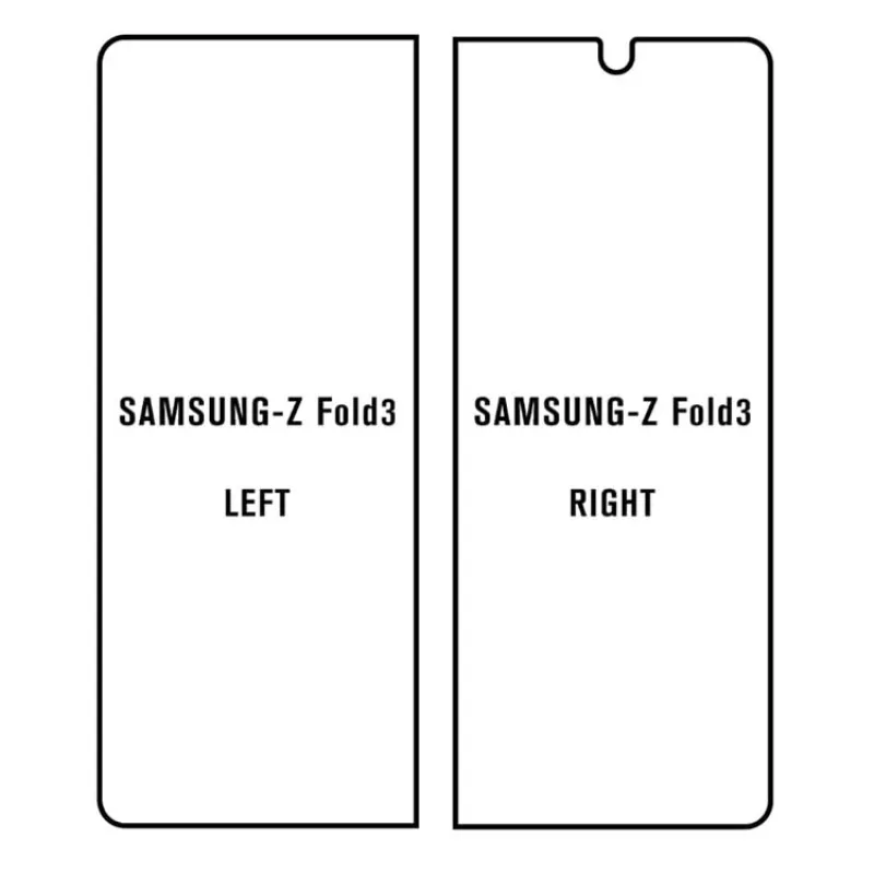 Hydrogel ochranná fólia pre Samsung Galaxy Z Fold 3 (SM-F926) Variant:: vnútorná matná