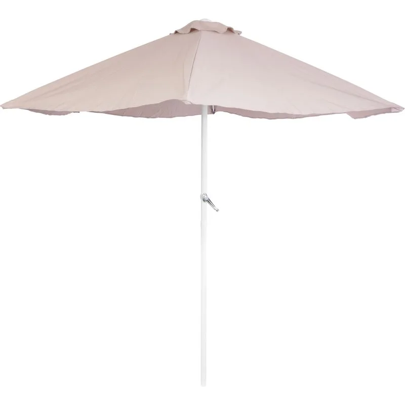 Slnečník ZINA 230 cm, béžový, oceľová konštrukcia
