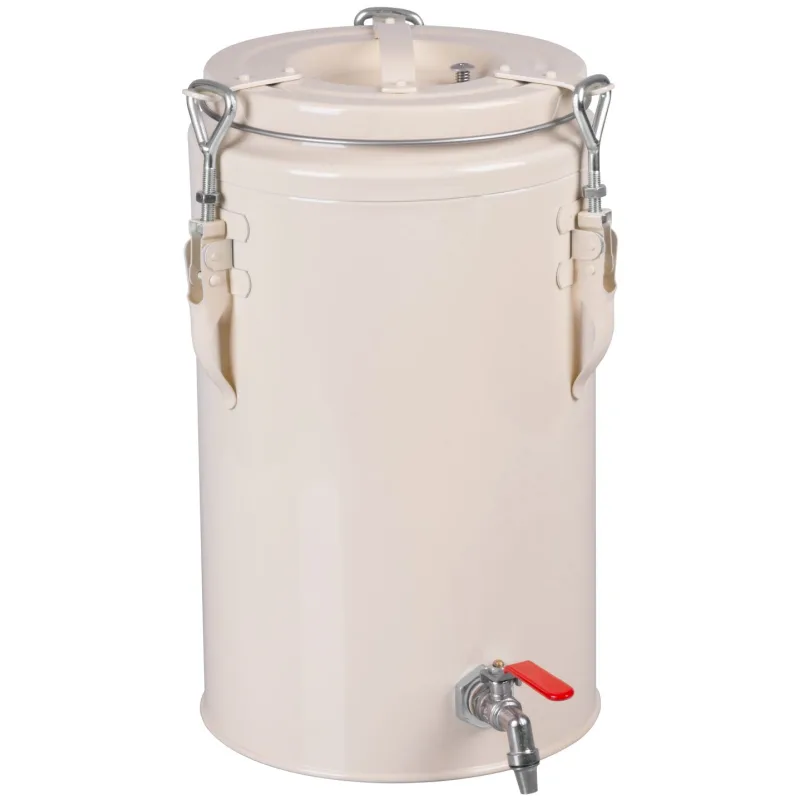 Termonádoba na prepravu jedla s ventilom, kovová, 275x275x445 mm, 10 l