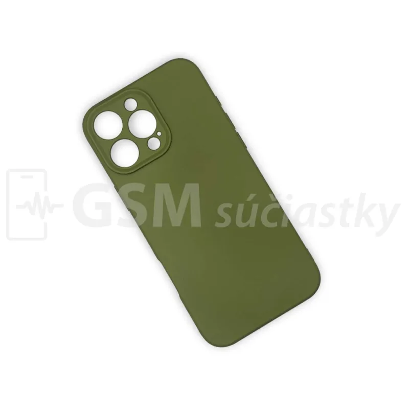 Soft Flex Silikónový kryt na mobil iPhone 16 Pro Max, Zelený