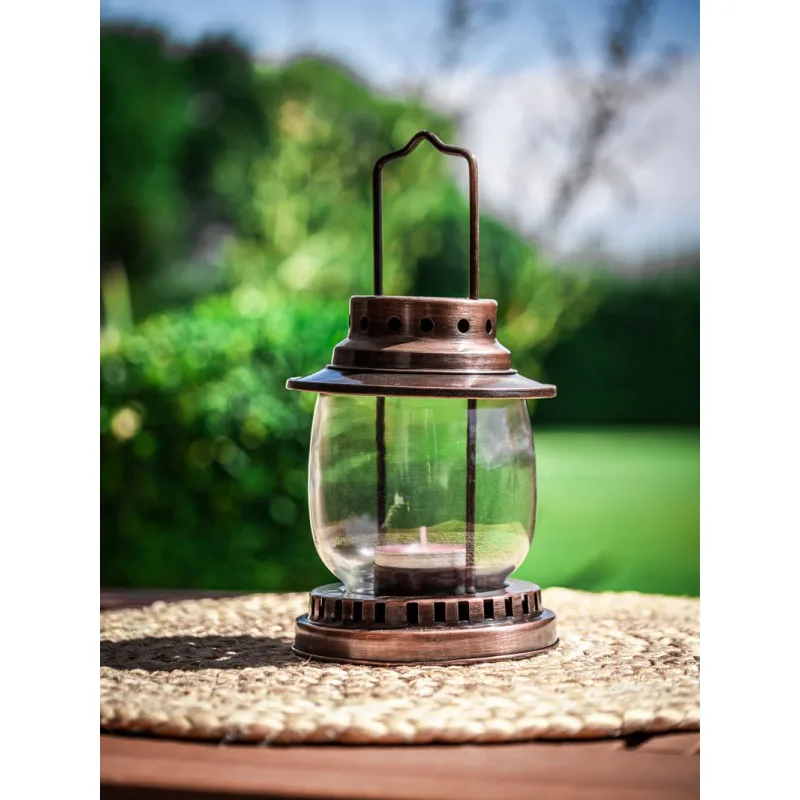 Lampáš MagicHome CL0135, 190 mm, medený, na čajovú sviečku