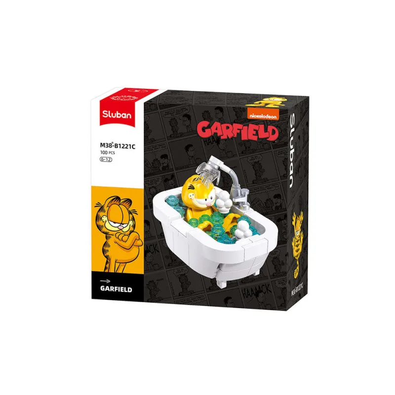 Sluban Builder M38-B1221C Garfield v bublinkovom kúpeli