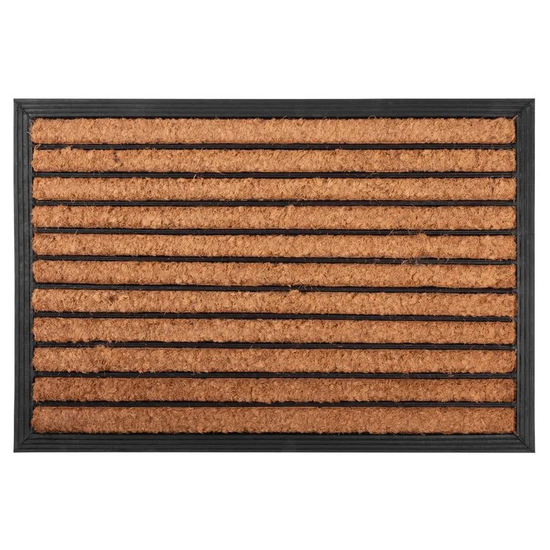 Rohožka pred dvere Lines – 40x60 cm, hnedá