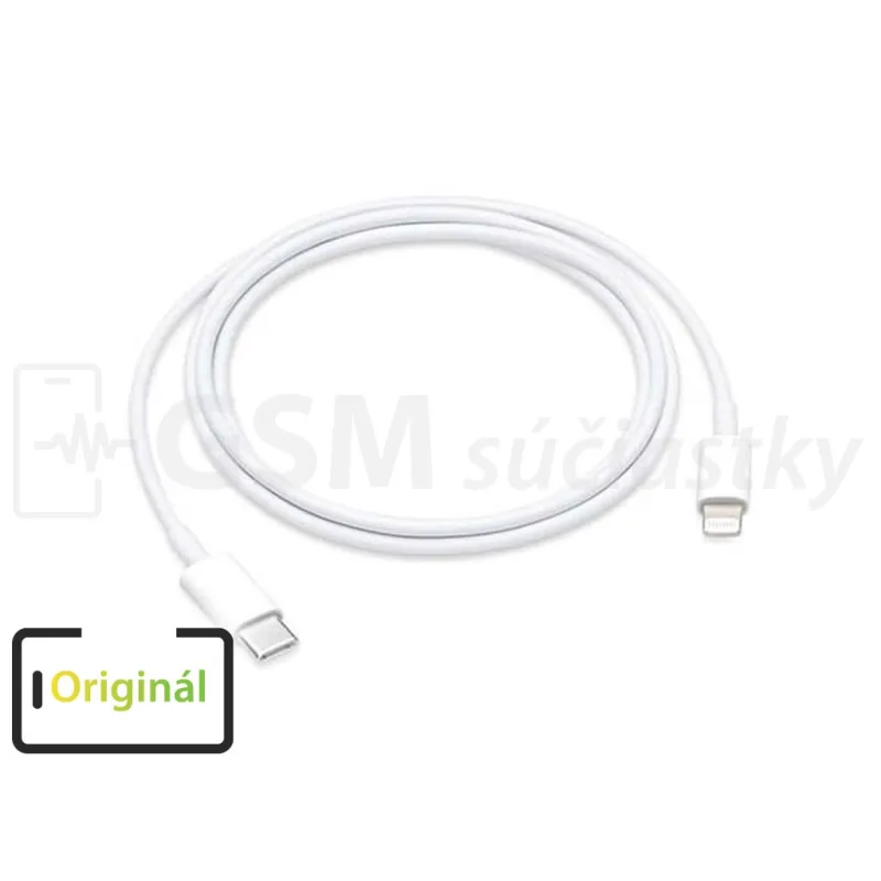 Originál dátový a nabíjací kábel Apple iPhone Lightning / Type-C Farba: Originál
