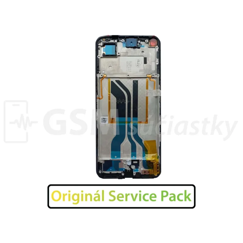 LCD displej + dotykové sklo + Rám Realme GT Neo 2 Originál Farba: Čierna