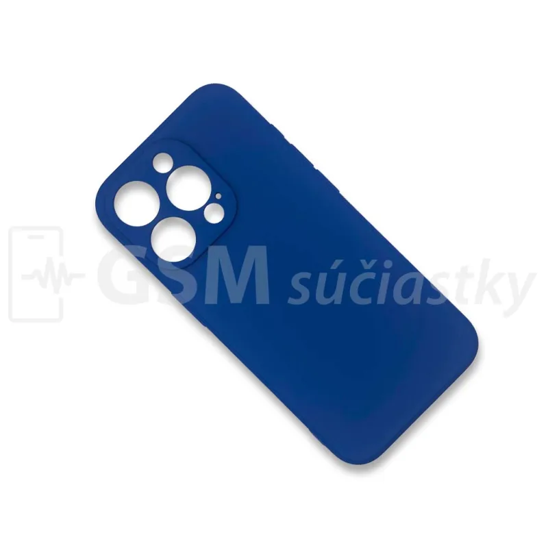 Soft Flex Puzdro na mobil iPhone 15 Pro, Modrý