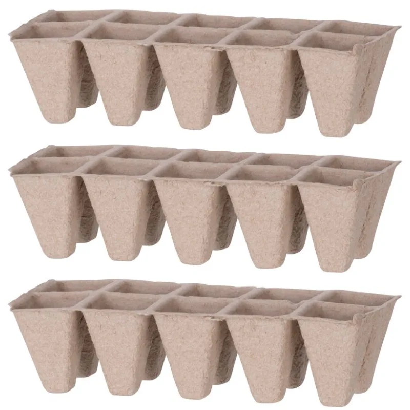 Sadbovač Herrison P1110, papierový, 10 priesad, bal. 3 ks