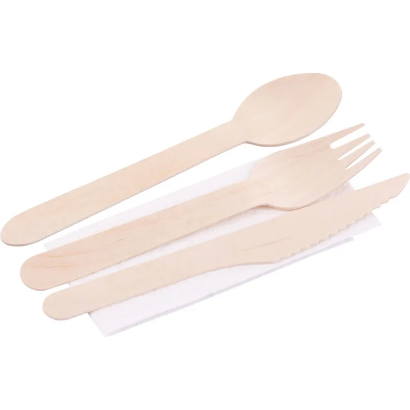 Príbor MagicHome Woodline ECO – 100% Natural