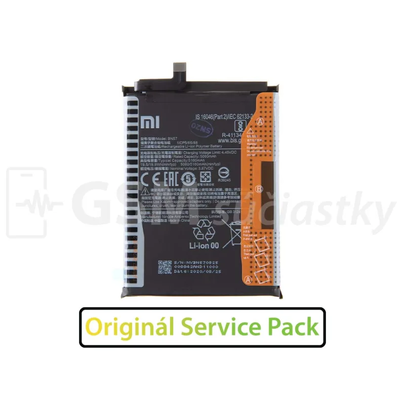 Originál batéria BN57 pre Xiaomi Poco X3 NFC, X3 Pro