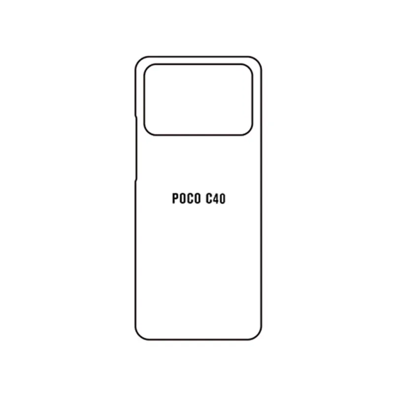 Ochranná fólia Sunshine Hydrogel pre Xiaomi Poco C40 Variant:: zadná čirá