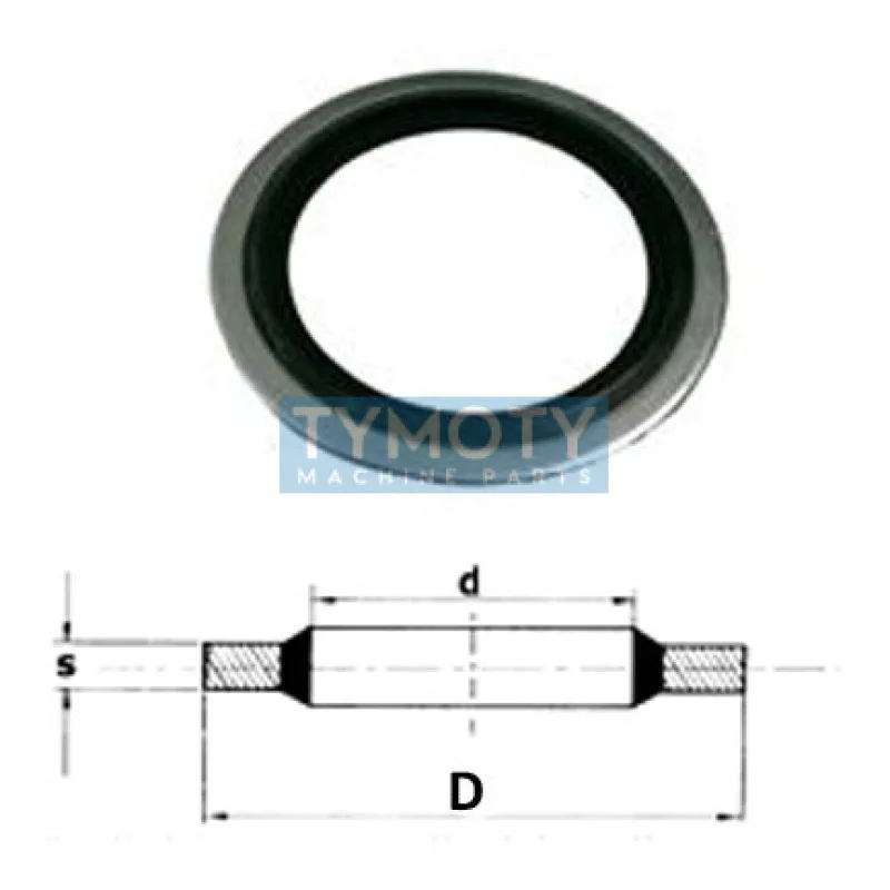 Tesniaci krúžok USIT US NBR 10,4x14,7x1,25