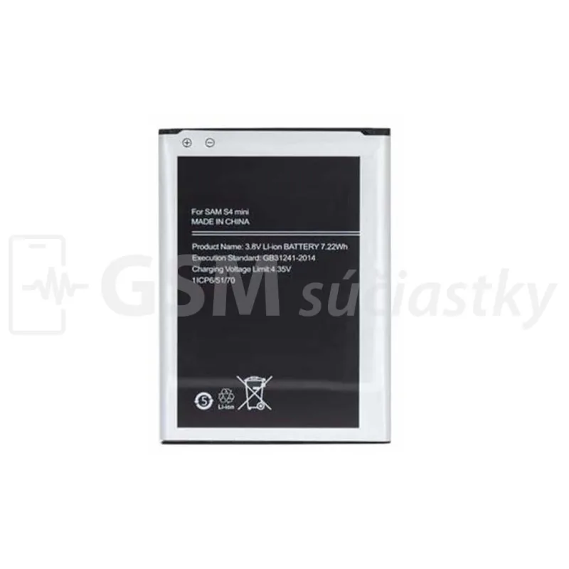 Bateria Samsung I9195 Galaxy S4 mini - EB-B500BE