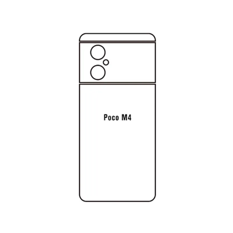 Ochranná fólia Sunshine Hydrogel pre Xiaomi Poco M4 Variant:: zadná čirá