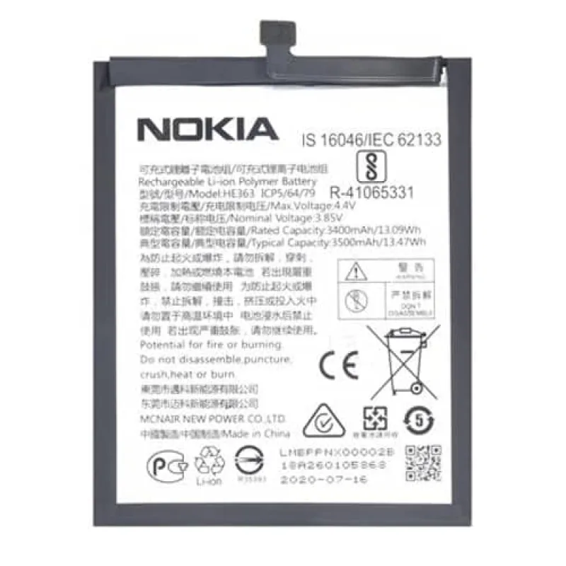 Batéria Nokia 8.1, 3.1 Plus - HE363 Variant:: Baterka