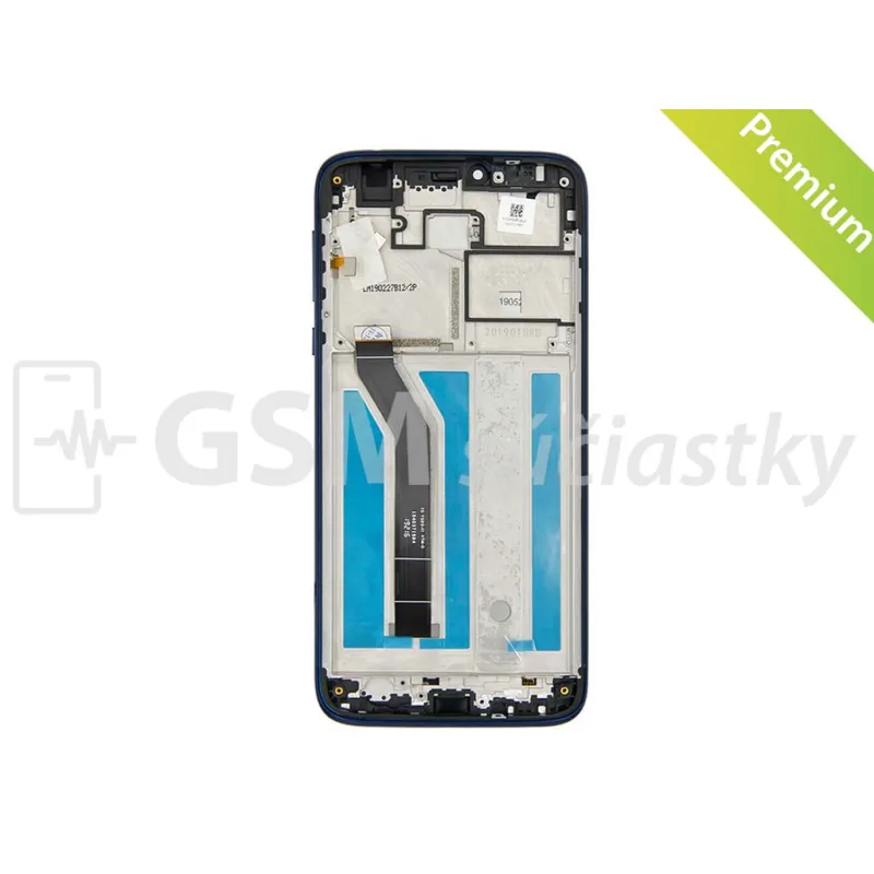 LCD displej + Dotykové sklo + rám Motorola Moto G7 Power, XT1955 Originál Farba: Čierna