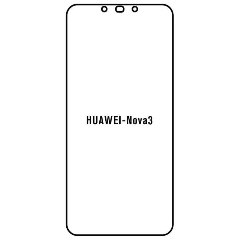 Ochranná fólia Sunshine Hydrogel pre Huawei Nova 3 Variant:: predná matná