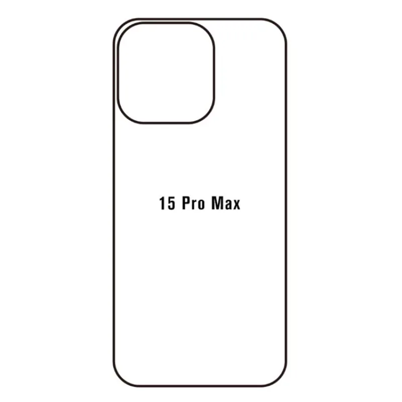 Ochranná fólia Sunshine Hydrogel pre Apple iPhone 15 Pro Max Variant:: zadná čirá