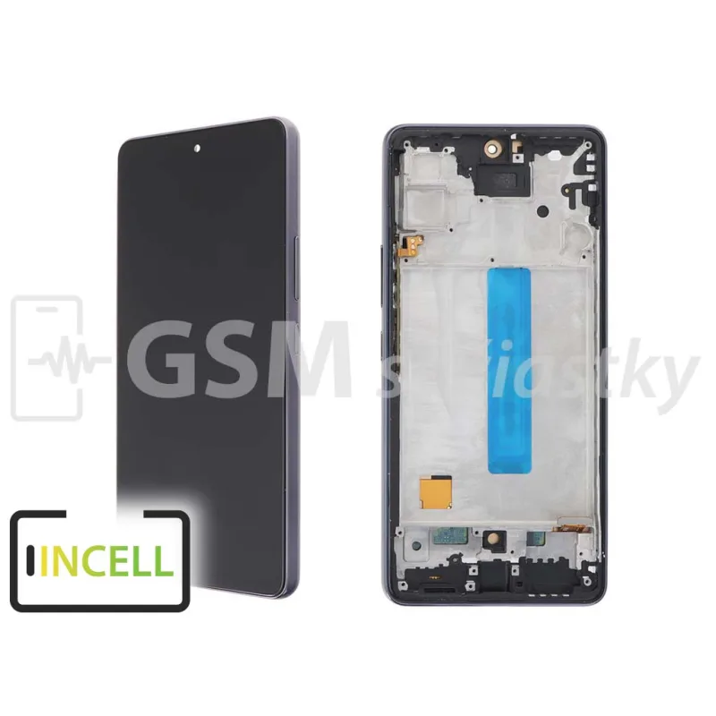 Samsung A536 Galaxy A53 5G - LCD displej + Dotykové sklo a rám - incell
