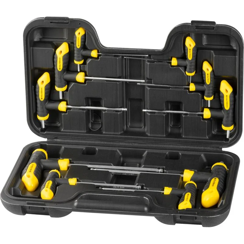 Sada skrutkovačov Strend Pro YF70019, 10-dielna, Hex s guličkou