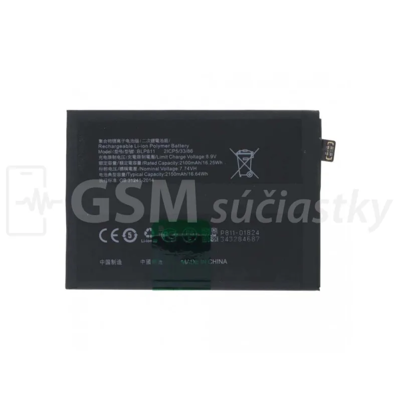 Batéria Oppo Reno5 5G, Find X3 Lite - BLP811