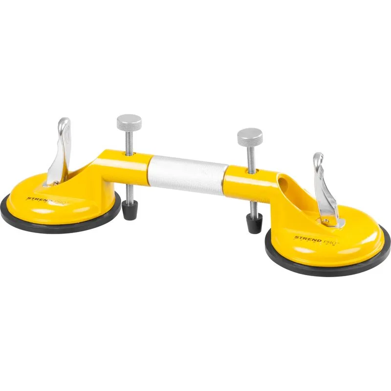 Držiak skla Strend Pro, prísavný, 2-kupolový, nivelačná pomôcka na dlažbu a obklady