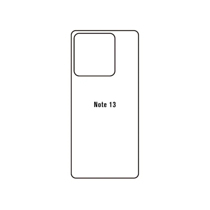 Ochranná fólia Sunshine Hydrogel pre Xiaomi Redmi Note 13 5G Variant:: zadná matná