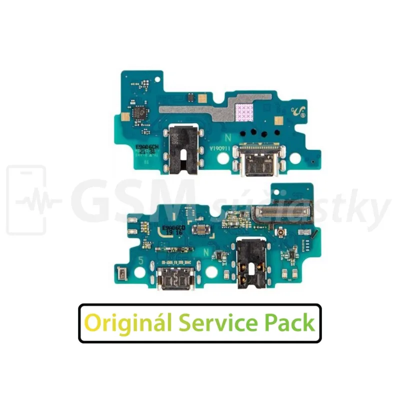 Doska nabíjania Samsung Galaxy A50, A505 - nabíjací konektor, mikrofón - Originál