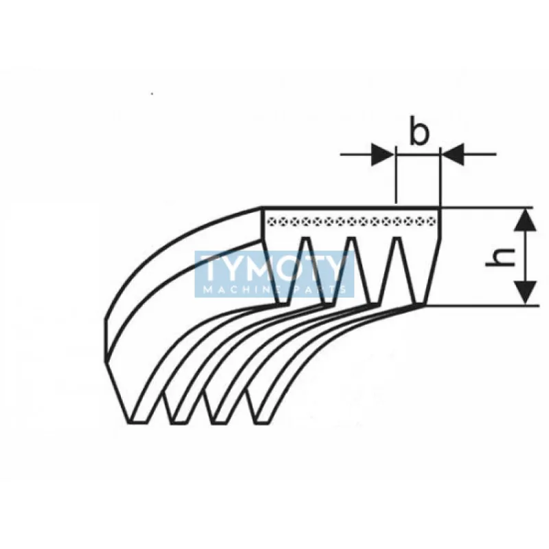 Remeň viacklinový 4 PL 954 (376-L) optibelt RB