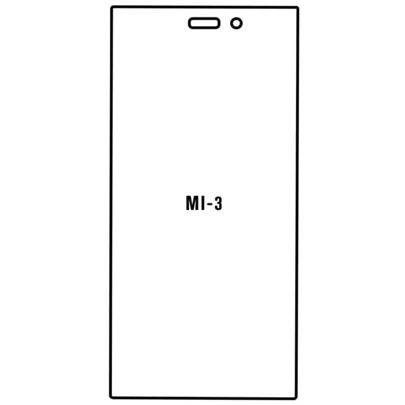 Ochranná fólia Sunshine Hydrogel pre Xiaomi Mi3 Variant:: predná čirá