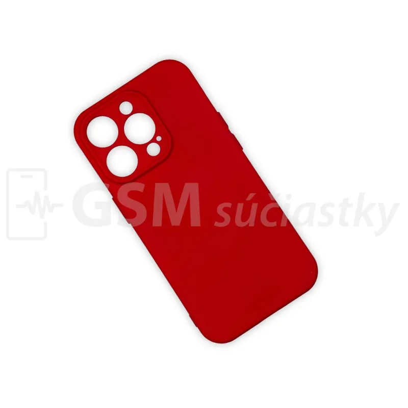 Soft Flex Puzdro na mobil iPhone 14 Pro, Červené