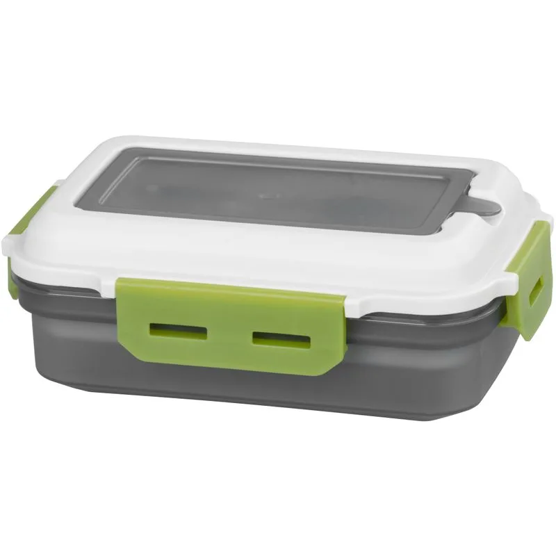 Obedár MagicHome, 1,2 l, hranatý, s priehradkami a príborom