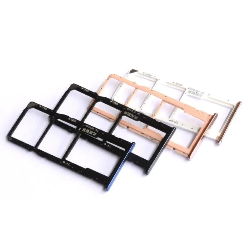 Držiak SIM karty a pamäťovej karty SD Huawei Y7 2019 - SLOT Farba: Čierna