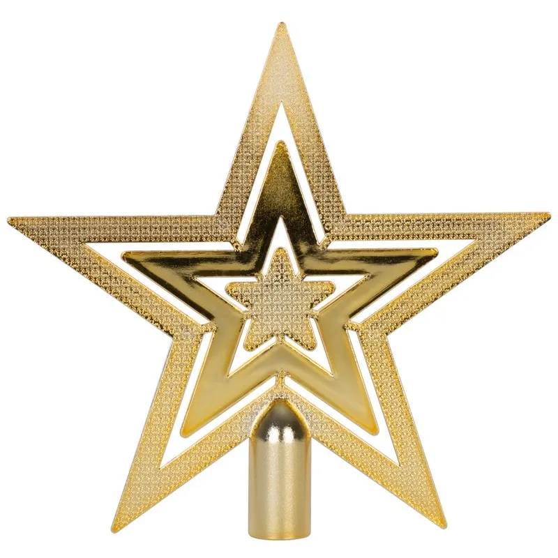 Ozdoba na vianočný stromček 20 cm, hviezda, zlatá