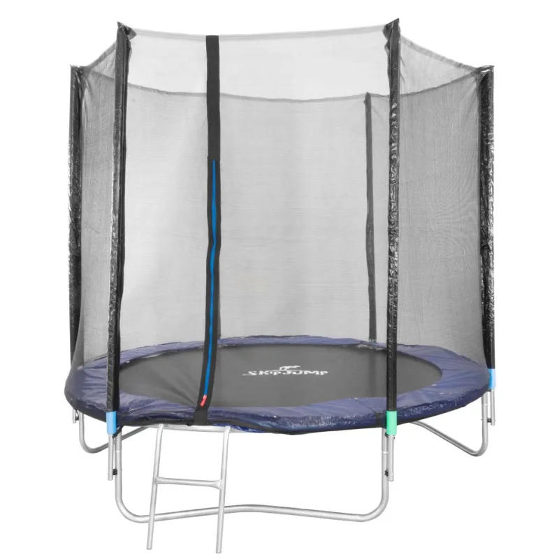 Detská trampolína Skipjump GS08, 244 cm, vonkajšia sieť, rebrík